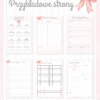 Planer Pink Bow