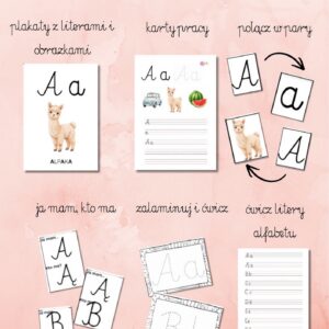 Moje Pierwsze Litery - pisanie kursywą
