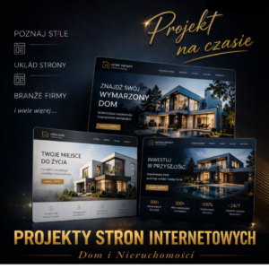 PROJEKTY STRON INTERNETOWYCH - Dom i Nieruchomości
