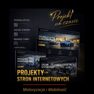 PROJEKTY STRON INTERNETOWYCH - Motoryzacja i Mobilność