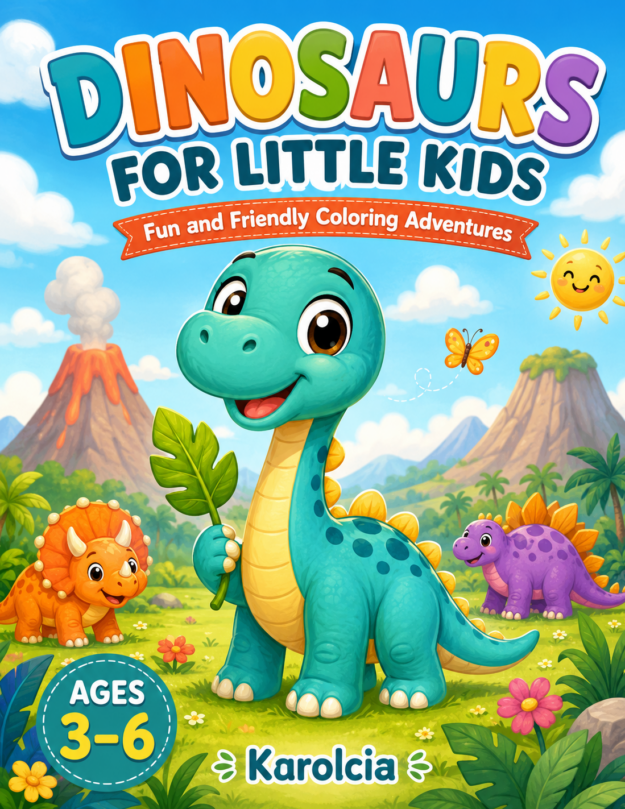 Kolorowanka Dinozaury