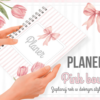 Planer Pink Bow