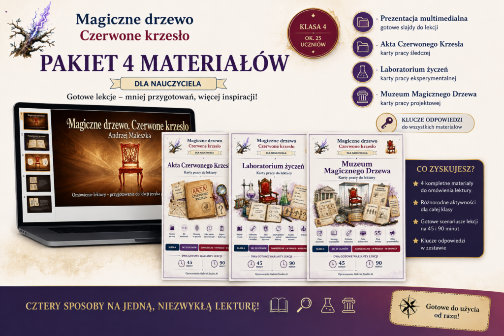 "Magiczne drzewo. Czerwone krzesło" - pakiet materiałów