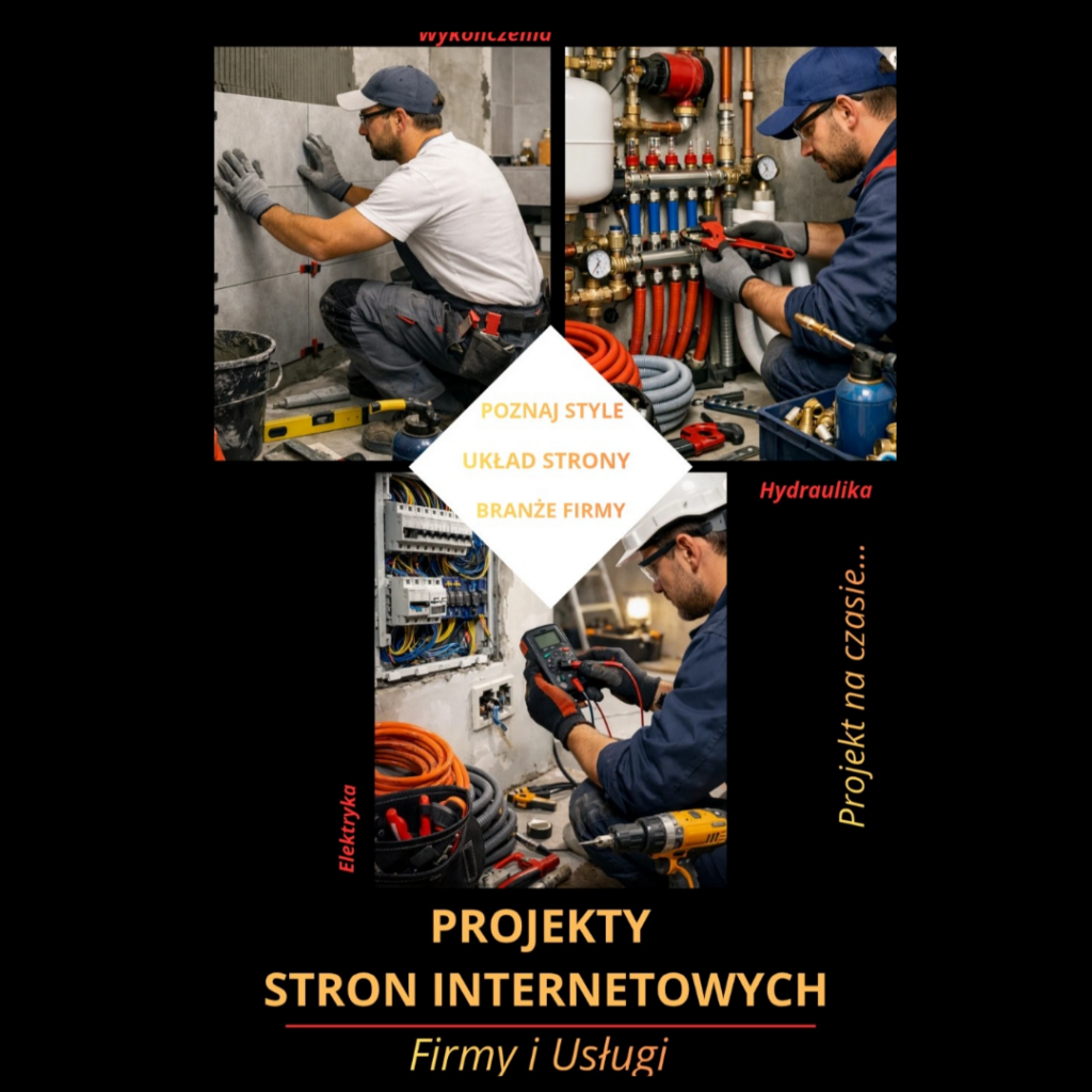 PROJEKTY STRON INTERNETOWYCH - Firmy i Usługi