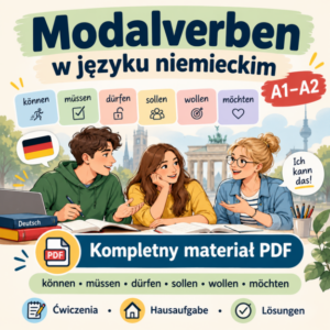 Modalverben w języku niemieckim – kompletny materiał PDF A1–A2