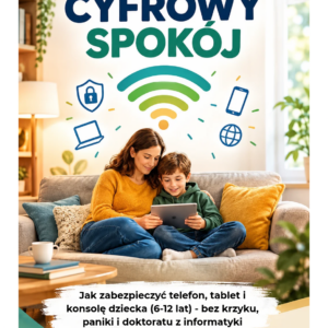 CYFROWY SPOKÓJ Jak zabezpieczyć telefon, tablet i konsolę dziecka – bez krzyku, paniki i doktoratu z informatyki